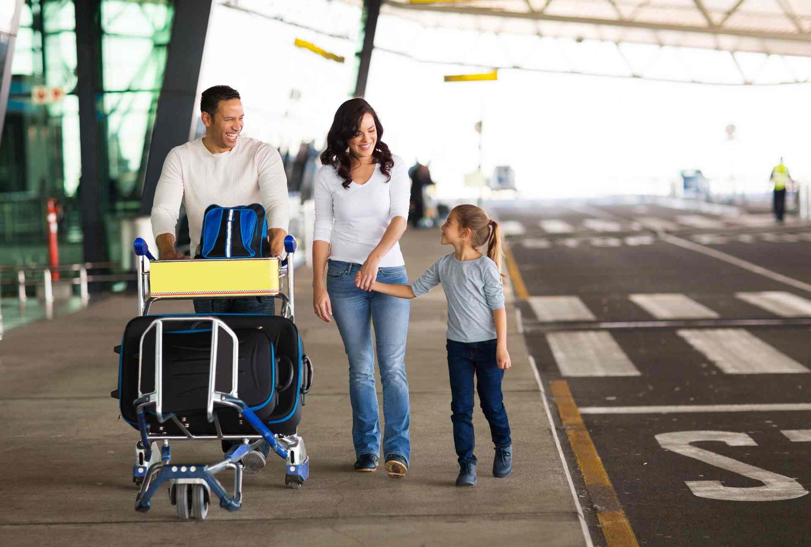 Family at Sydney Airport