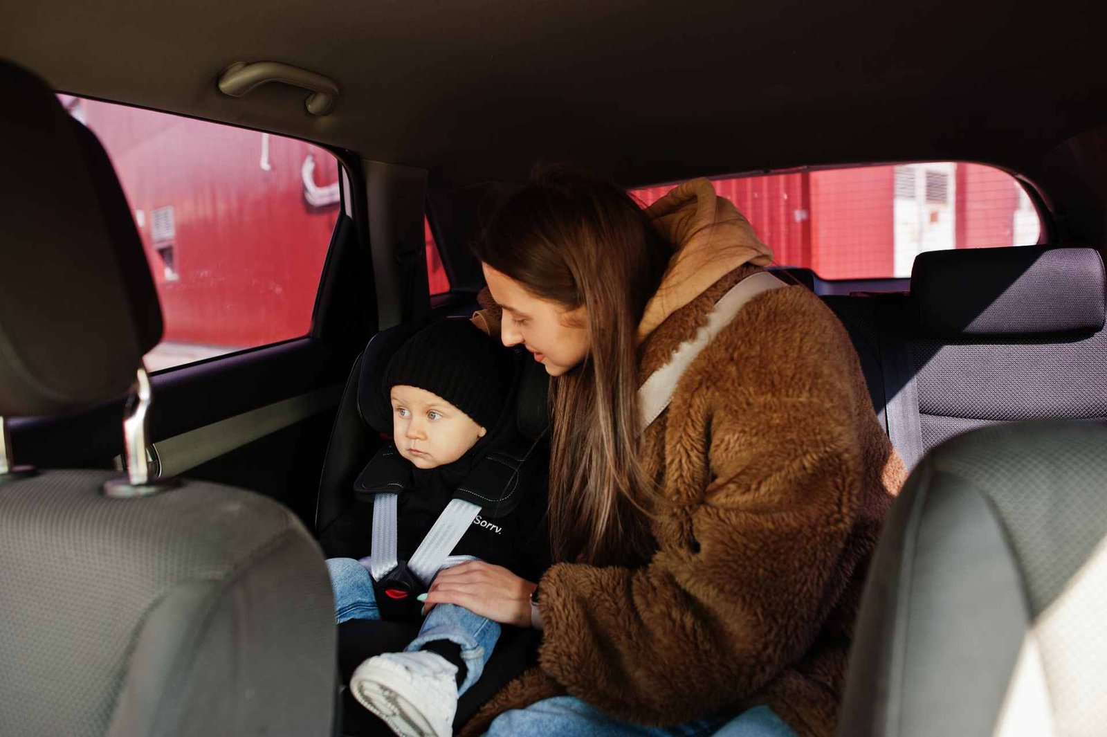 baby travel in taxi